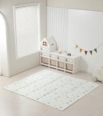 Игровой коврик складной UNIX Kids Круги Circles 150x180 см серый