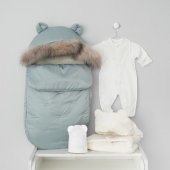 Комплект на выписку зимний Новый Орсетто мята р.56-62 см Комплект на выписку зимний Новый Орсетто мята р.56-62 см