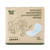 Прокладки послеродовые Roxy Kids Super 32 см, 10 шт Прокладки послеродовые Roxy Kids Super 32 см, 10 шт