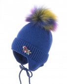 Шапка арт С-775 синий Шапка арт С-775 синий