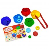 Сортер Алатойс Стаканчики с пинцетом СОР74