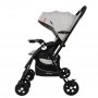 Прогулочная коляска с перекидной ручкой Indigo Milly светло-серый