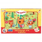 Настольная игра-ходилка Азбука. Три кота.