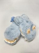 Варежки детские 2-3 года меховые серый арт.Д-952