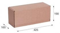 Коробка 425x165x190 мм тип B самосборная