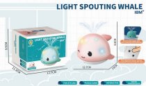 Игрушка для купания Китенок световые эффекты, фонтан
