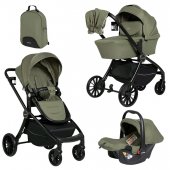 Коляска Farfello Baby shell 3 в 1 зеленый Коляска Farfello Baby shell 3 в 1 зеленый