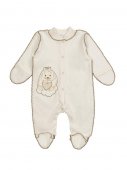 Комбинезон детский унисекс Linas baby рост 56 см ванильный арт 789-1 3