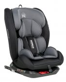 Автокресло детское от 0 до 36 кг ISOFIX серо-чёрный Автокресло детское от 0 до 36 кг ISOFIX серо-чёрный