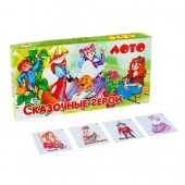 Игра настольная Лото Сказочные герои, картон 0950