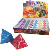 Растущие в воде Magic Пирамидка 3*3см, ассорти- 6 цветов, картонная упаковка