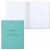 Тетрадь А5 12л "Hatber" Зеленая, клетка, офсет 60г/м2, на скобе, обложка- офсетная бумага Тетрадь А5 12л "Hatber" Зеленая, клетка, офсет 60г/м2, на скобе, обложка- офсетная бумага