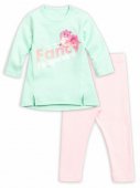 Комплект для девочек "Fancy" ментол 1-12 мес