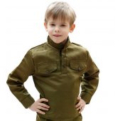 Военная форма Гимнастерка, возраст 3-5, 5-7, 8-10 лет