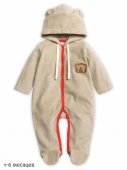 Комбинезон для мальчиков "Овсянки, сэр?" песочный 1-12 мес.