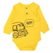 Боди BONITO KIDS интерлок р.62-86 см, длинный рукав, желтый арт.OP1362