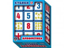 Кубики Десятое королевство "Арифметика" выдувные с бортиком 12 шт арт.00350 Кубики Десятое королевство "Арифметика" выдувные с бортиком 12 шт арт.00350