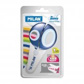 Ножницы детские Milan Funny с пластиковыми лезвиями на блистере BWM10152