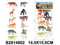 Набор Животные 12 шт в упак. 2814802 Набор Животные 12 шт в упак. 2814802