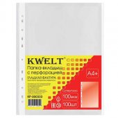 Файл KWELT А4+ 100мкм глянцевый 1 шт Файл KWELT А4+ 100мкм глянцевый 1 шт