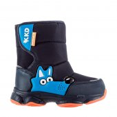 Сапоги для мальчиков KAKADU р.24-29 темно-синий, мембрана арт.9303B Сапоги для мальчиков KAKADU р.24-29 темно-синий, мембрана арт.9303B