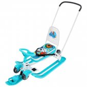 Снегокат Ника Тимка Спорт 6 с колесами Ми ми мишки ТС6/ММ1