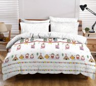 Лайм КПБ сатин Совята 1,5 спальный наволочка 70*70 см серия Comfort teens