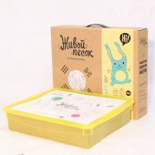 Живой песок "Стандарт" 1000г с песочницей и игрушками для игры белый
