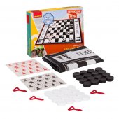 Настольная игра Bondibon Классика 2 в 1 большой формат 130x93x0,15 см арт.ВВ2604