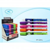 Ручка шариковая для левшей Piano синяя 0,7 мм трехгранная Ручка шариковая для левшей Piano синяя 0,7 мм трехгранная