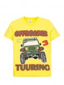Футболка для мальчиков "Offroader" желтый 4-8 лет
