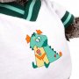 Мягкая игрушка 19 см Басик в футболке с дракончиком Ks19-255