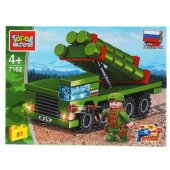 Конструктор "Город мастеров" Армия: ЗРК с-300, с фигуркой, 87 деталей арт.7162-UU Конструктор "Город мастеров" Армия: ЗРК с-300, с фигуркой, 87 деталей арт.7162-UU
