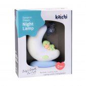 Ночник Kaichi с датчиком освещенности и bluetooth управлением голубой
