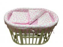 Комплект в кроватку 120*60 см Микки 6 предметов розовый 38275