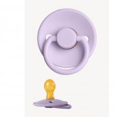 Пустышка Paomma с соской из натурального латекса, M (6-18 мес), Lilac Пустышка Paomma с соской из натурального латекса, M (6-18 мес), Lilac