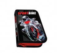 Пенал Пчелка ПО-02 1 отделение 115*190*30мм Sport Bike, ламинированный картон