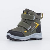 Ботинки зимние для мальчика , цвет оливковый , размеры с 32 по 35 Ботинки зимние для мальчика , цвет оливковый , размеры с 32 по 35