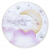 Коврик для декора Месяц с розовыми облаками LoveBabyToys Коврик для декора Месяц с розовыми облаками LoveBabyToys