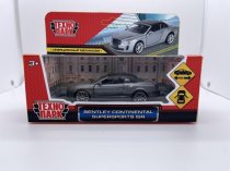 Инерционная металлическая модель - Bentley continental supersports isr, 11,2 см, серебристый