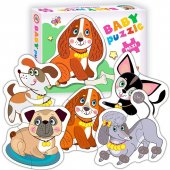 Пазлы макси Дрофа-Медиа Baby Puzzle Собачки арт.3999