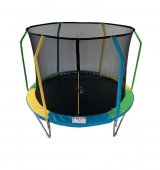 Батут уличный SportElite 8FT 2,44 м SportElite FLY фиберглас с защитной сеткой внутрь арт.FR-60-8FT