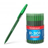 Ручка Erich Krause R-301 Original Stick зеленая 0,7мм, шестигранная (цена за 1 штуку)