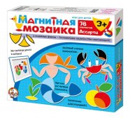 Мозаика магнитная Ассорти 78 элементов арт.02867