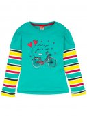 Туника для девочек "Ride green" зеленый 5-8 лет арт.HK145