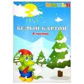 Картон белый А4 8л KWELT в папке