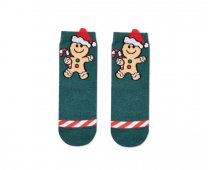 Носки CONTE-KIDS NEW YEAR р.9-22, темно-бирюзовый, модель 652