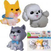 Игрушка для купания 2616-8 Собачки в пакете 3шт Игрушка для купания 2616-8 Собачки в пакете 3шт