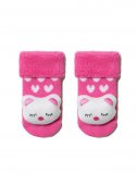 Носки CONTE-KIDS SOF-TIKI с мордашками "Котик" р.8, 10 розовый