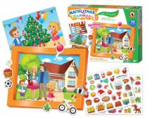 Развивающая игра на магнитах 4 сюжета Как мы живем с магнитным полем